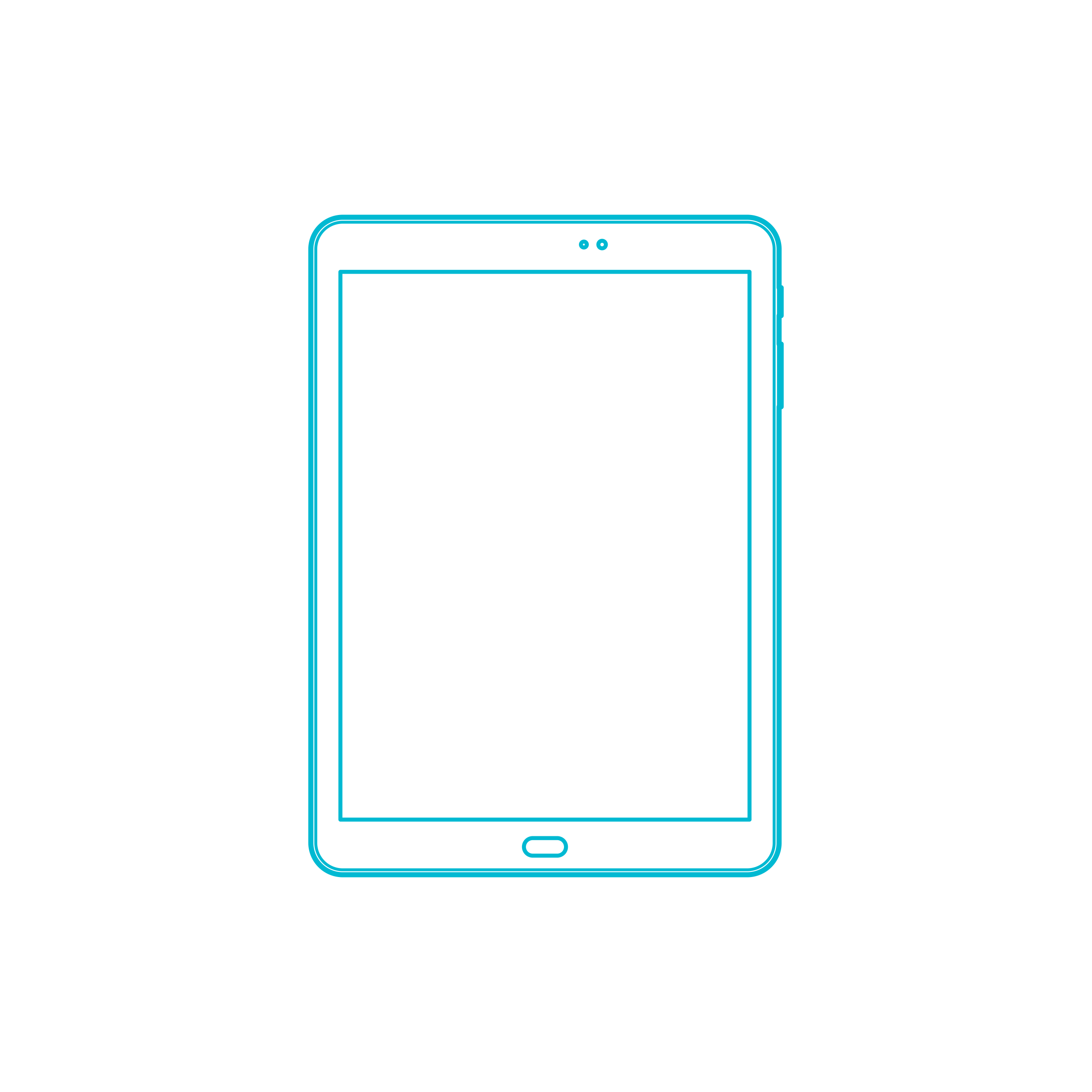 Digital Samsung Galaxy Tab S3 Editable Svg Line Art Free Vectors